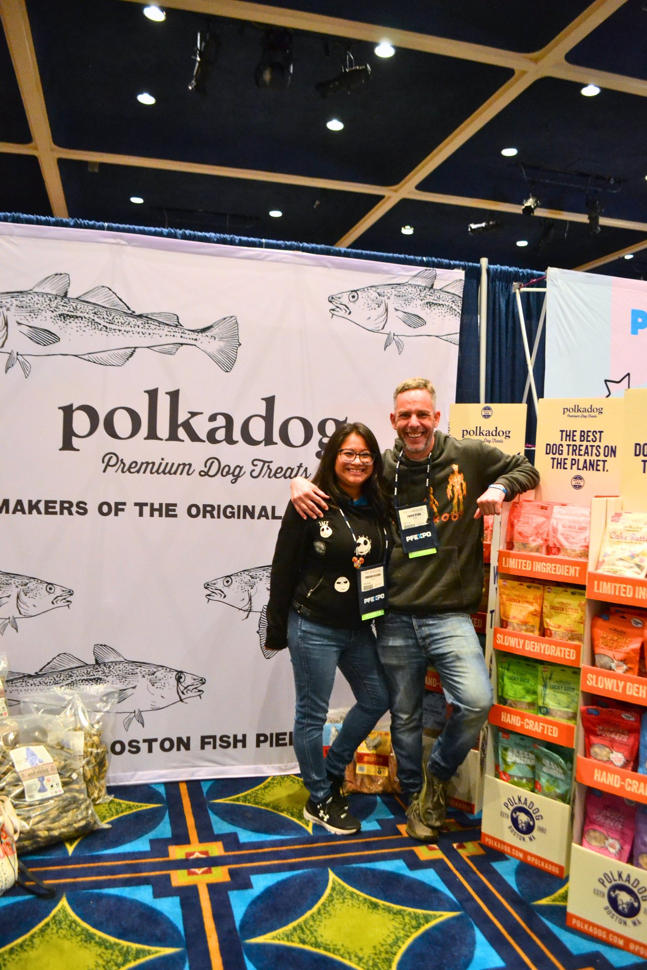 Polkadog Raffle display winner