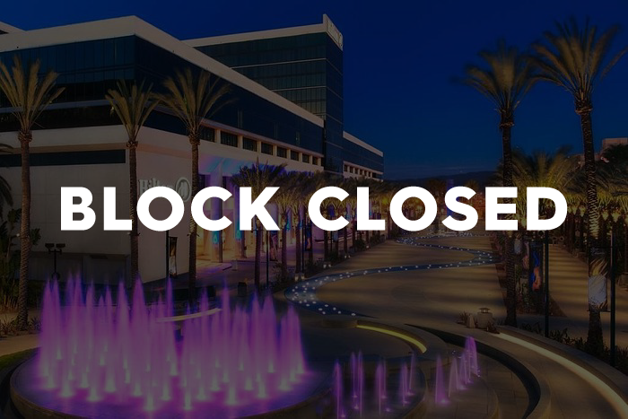 Hilton Anaheim - Block Closed (1)