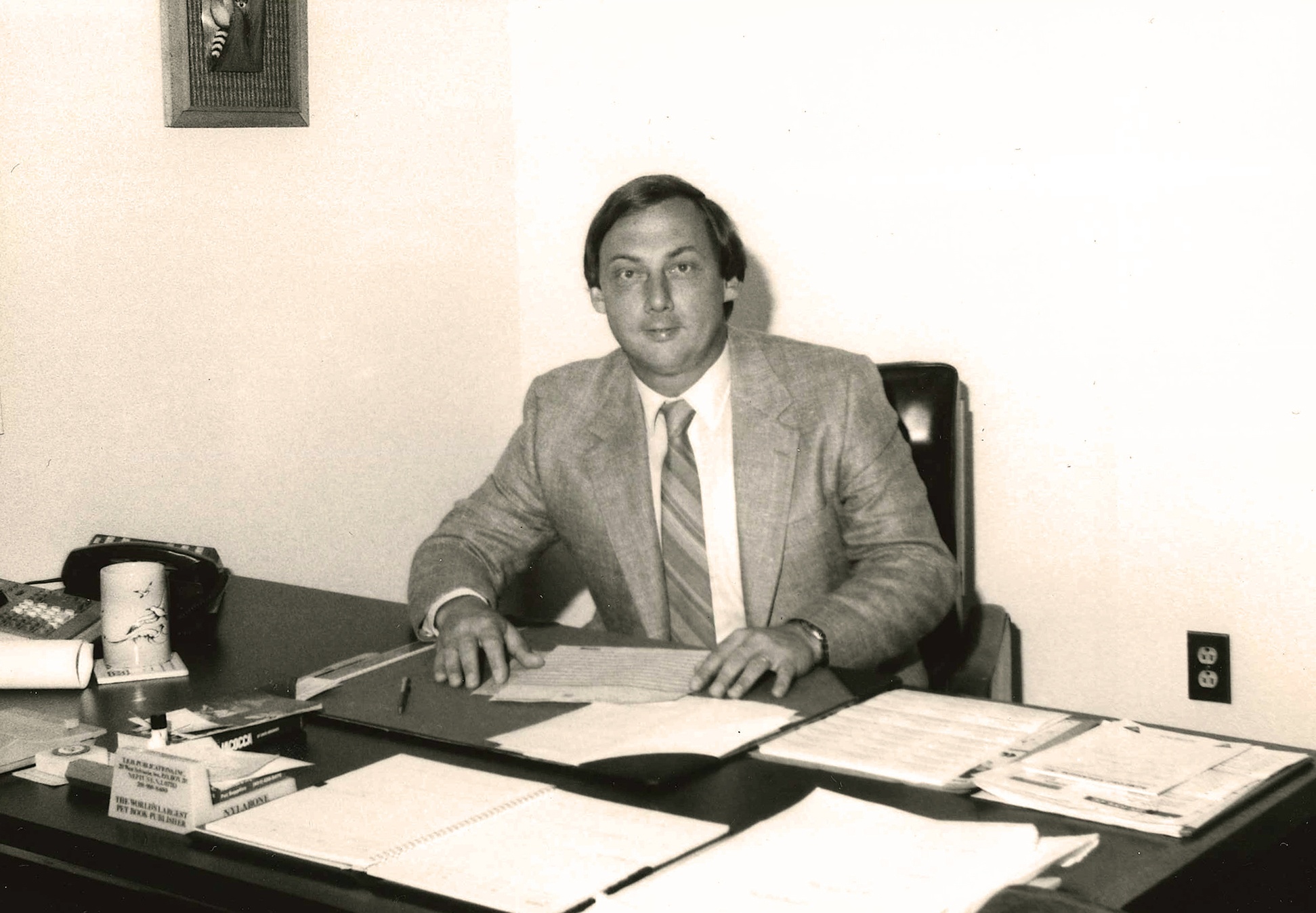 Buddy Baker at Desk - 1970's